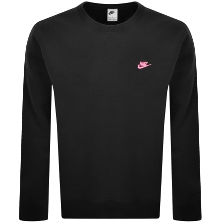 Product image for Nike Crew Neck Club Sweatshirt Black