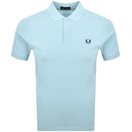 Product image for Fred Perry Plain Polo T Shirt Blue