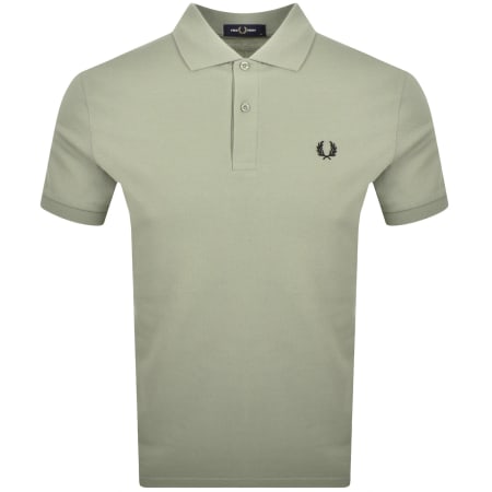 Product image for Fred Perry Polo T Shirt Seagrass Green