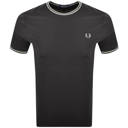 Product image for Fred Perry Twin Tipped T Shirt Anchor Grey