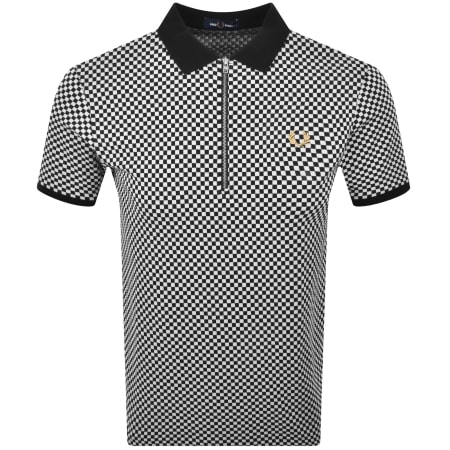 Product image for Fred Perry Chequerboard Polo Black