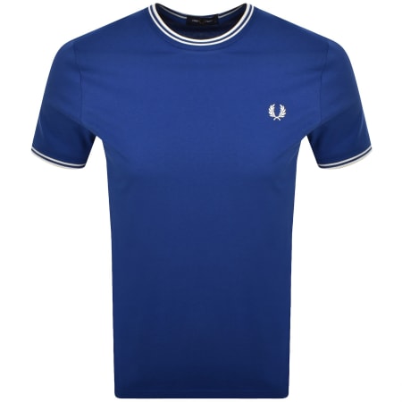 Product image for Fred Perry Twin Tipped T Shirt Blue