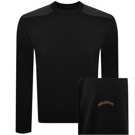 Product image for Paul And Shark Typhoon Knit Jumper Black