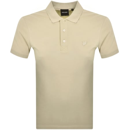 Product image for Lyle And Scott Superfine Polo T Shirt Beige