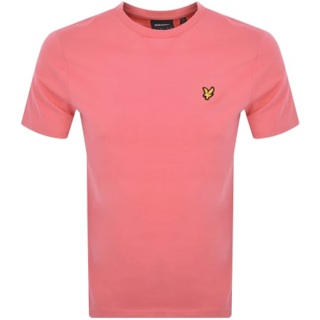 Product image for Lyle And Scott Crew Neck T Shirt Pink Rose