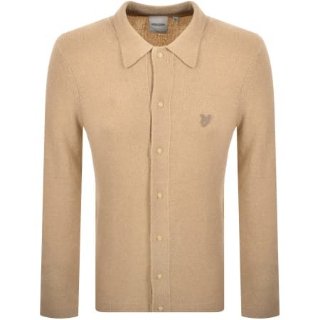 Product image for Lyle And Scott Knit Cardigan Beige