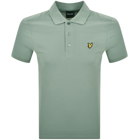 Product image for Lyle And Scott Plain Polo T Shirt Cold Mint