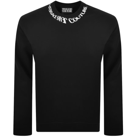 Product image for Versace Jeans Couture Logo Sweatshirt Black