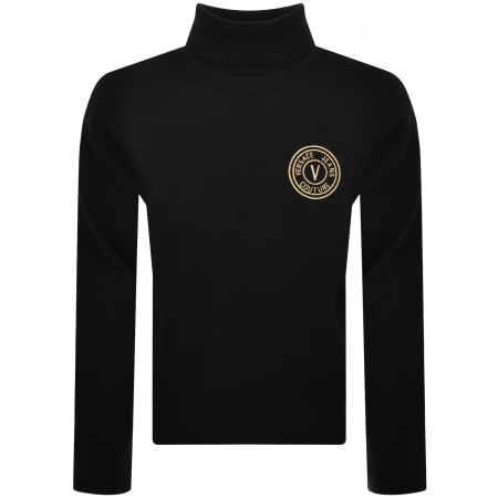 Product image for Versace Jeans Couture Logo Jumper Black