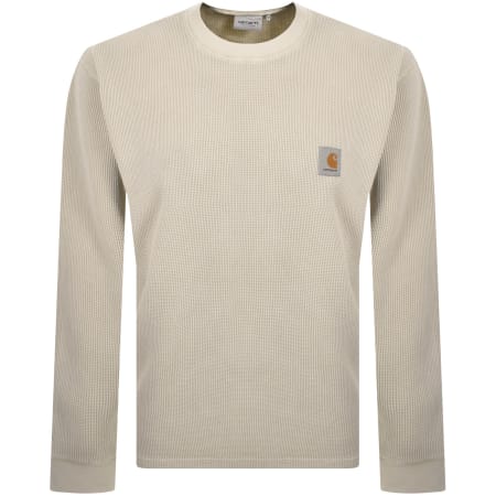 Product image for Carhartt WIP Vista Waffle T Shirt Beige