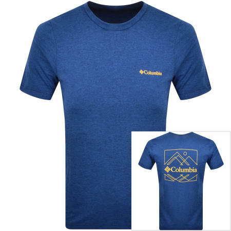 Product image for Columbia Kwick Hike T Shirt Blue