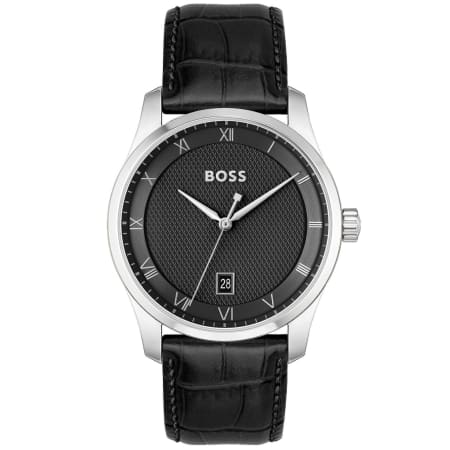Product image for BOSS Principle Leather Watch Black