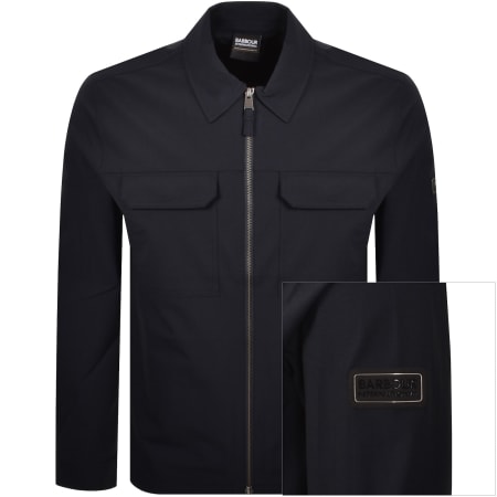 Product image for Barbour International Ash Overshirt Navy