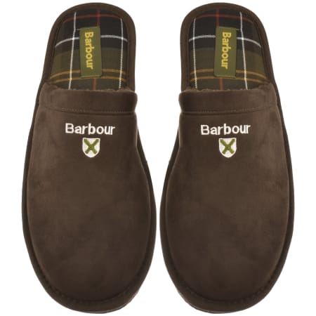 Product image for Barbour Everitt Mule Slippers Brown