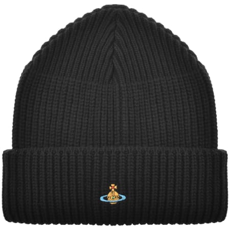 Product image for Vivienne Westwood Wool Knit Beanie Black