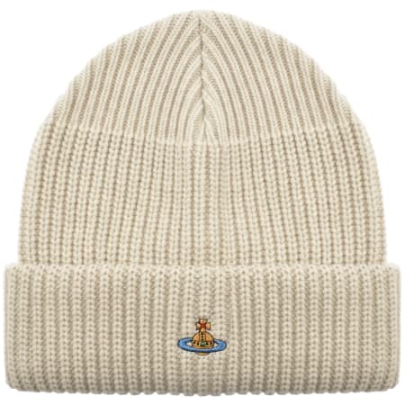 Product image for Vivienne Westwood Wool Knit Beanie Beige