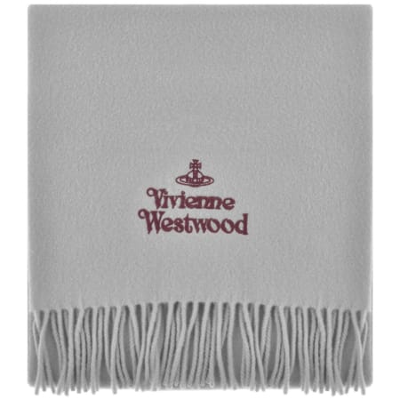 Product image for Vivienne Westwood Logo Scarf Grey