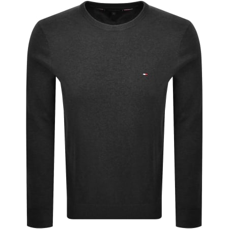 Product image for Tommy Hilfiger Essential Knit Jumper Grey