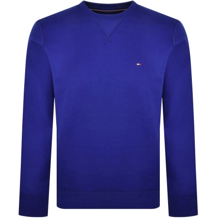 Product image for Tommy Hilfiger Essential Fleece Sweatshirt Blue