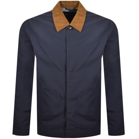Product image for Barbour Short Rokig Showerproof Jacket Navy