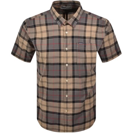 Product image for Barbour Gordon Short Sleeved Shirt Beige