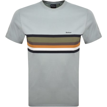 Product image for Barbour Newsham Striped T Shirt Blue