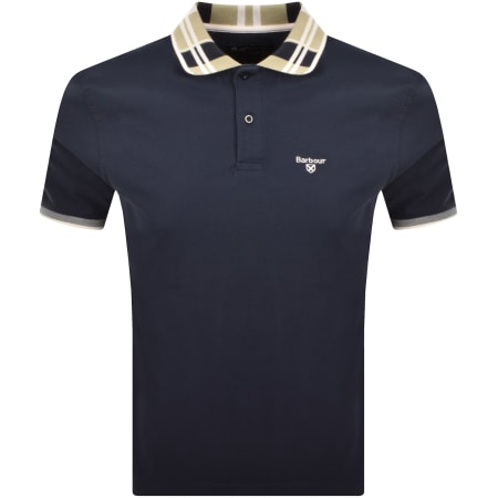 Product image for Barbour Callington Tailored Fit Polo T Shirt Navy