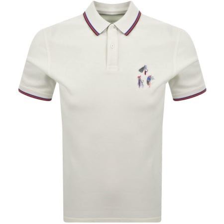 Product image for Barbour X Paul Smith Lure Polo Whisper White