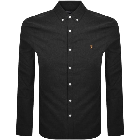 Product image for Farah Milners Long Sleeve Shirt Grey