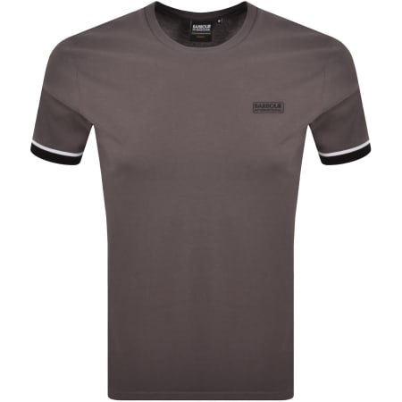 Product image for Barbour International Deep Cuff T Shirt Grey
