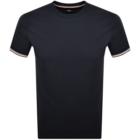 Product image for BOSS Thompson 04 Jersey T Shirt Navy