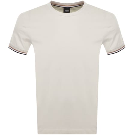 Product image for BOSS Thompson 04 Jersey T Shirt Beige