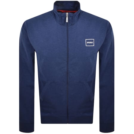 Product image for HUGO Full Zip Laze Sweatshirt Blue