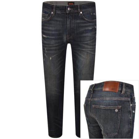 Product image for BOSS Delaware Slim Fit Jeans Dark Blue