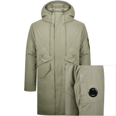 Product image for CP Company Long Jacket Green