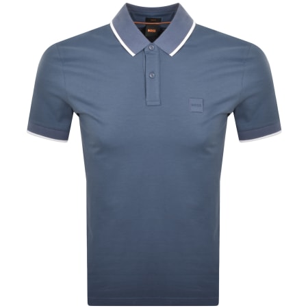 Product image for BOSS Passertip Polo T Shirt Blue