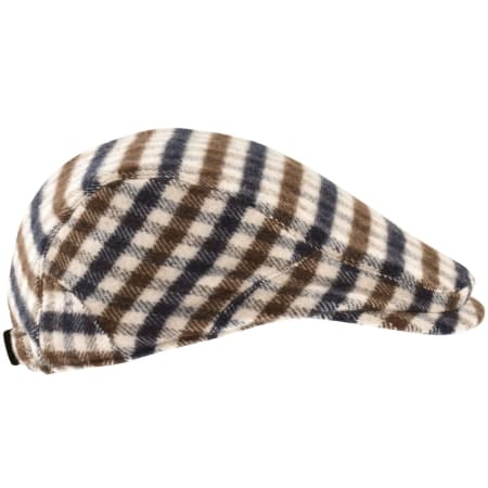 Product image for Aquascutum Club Check Flat Cap Beige