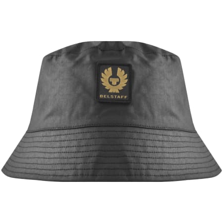 Product image for Belstaff Waxed Cotton Bucket Hat Black