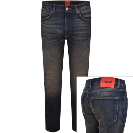 Product image for HUGO 734 Extra Slim Jeans Mid Wash Blue