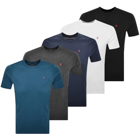 Product image for Farah Lounge 5 Pack Fordham T Shirts