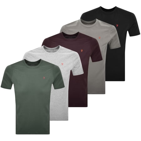 Product image for Farah Lounge 5 Pack Wardlow T Shirts