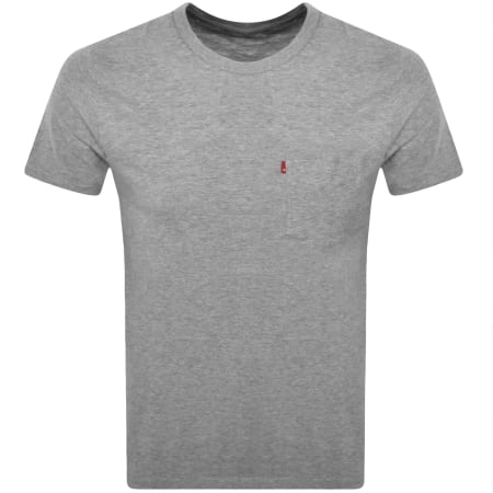 Product image for Levis Original Classic Pocket T Shirt Grey