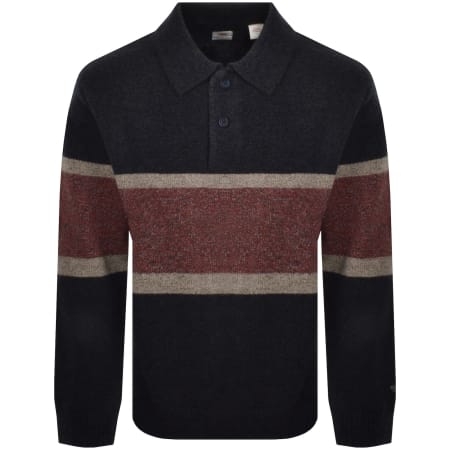 Product image for Levis Knit Stripe Jumper Navy