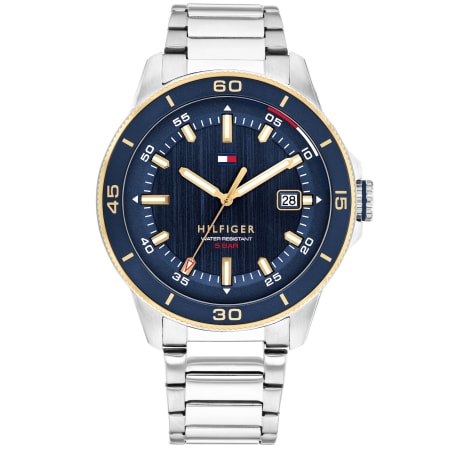 Product image for Tommy Hilfiger Remy Blue Dial Watch Silver