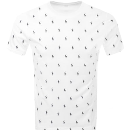 Product image for Ralph Lauren Logo Crew Neck T Shirt White