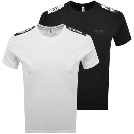 Product image for Moschino 2 Pack Supima Cotton T Shirts