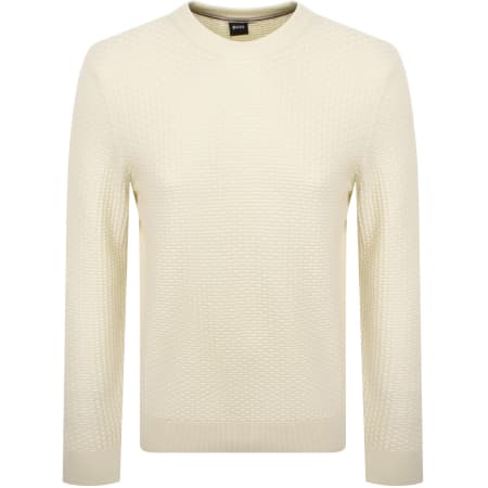 Product image for BOSS Imberto Knit Jumper Cream