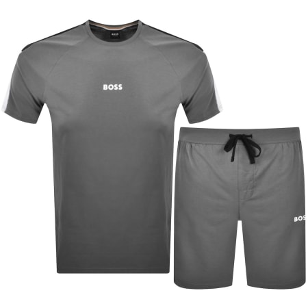 Product image for BOSS Balance T Shirt And Short Set Grey