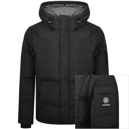 Product image for Sandbanks Baffle Puffer Jacket Black