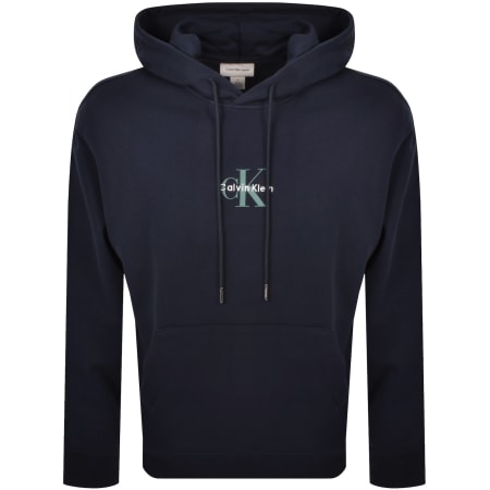 Product image for Calvin Klein Jeans Logo Hoodie Navy